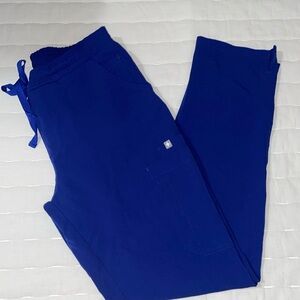 Figs Yola Skinny Scrub Pants - Blue S